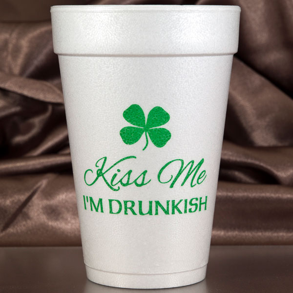 St. Patrick's Day Foam Cups & Napkins