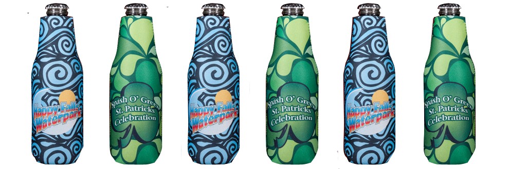 Customized Bottle Coolies (12 Oz., Full Color Logo)