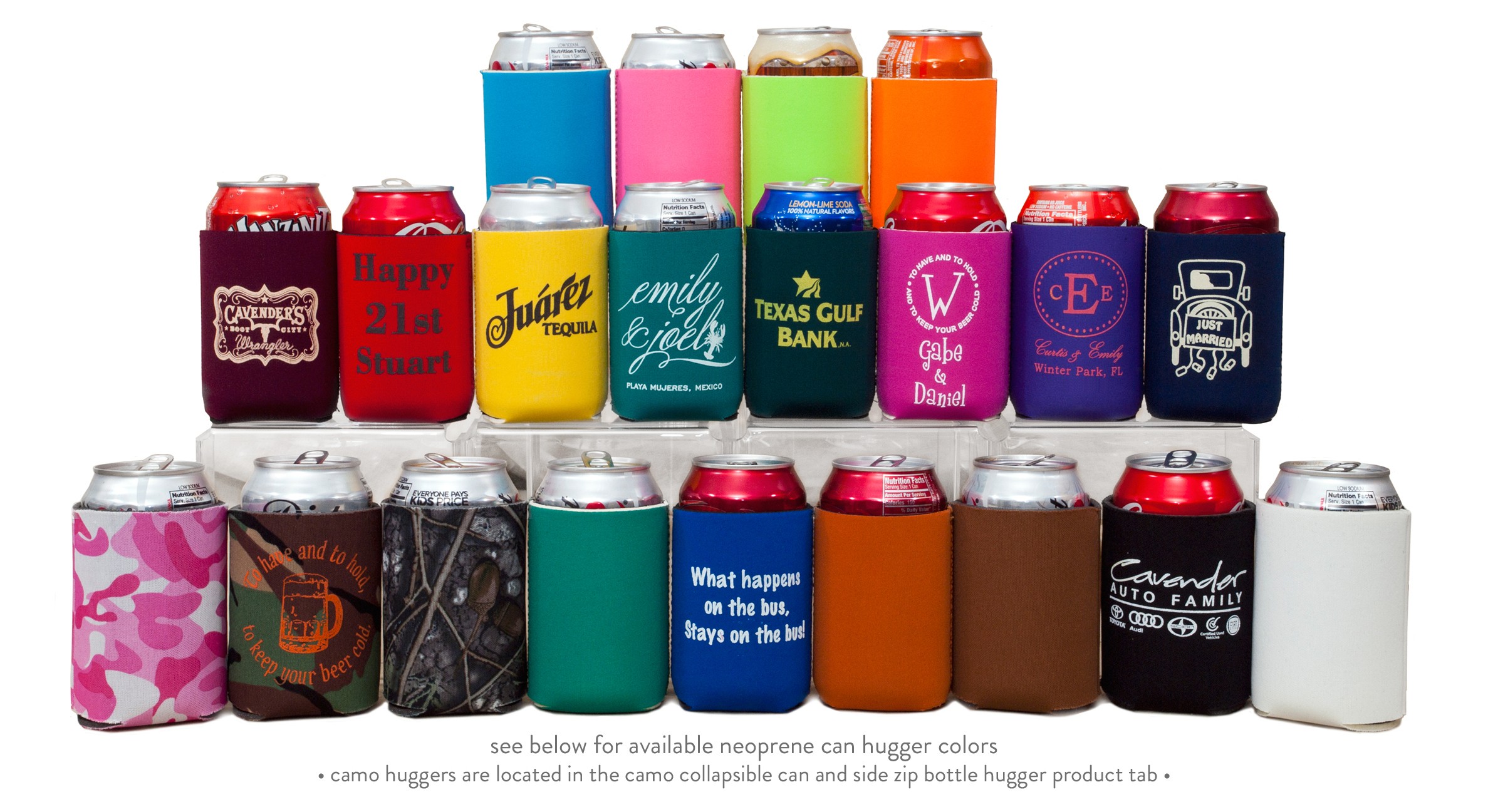 Neoprene Can Coolers Packs Eggplant Purple Beer Can Coolers Assorted Colors Bottle Holders Blank Can Coolers Customized Party Favors DIY