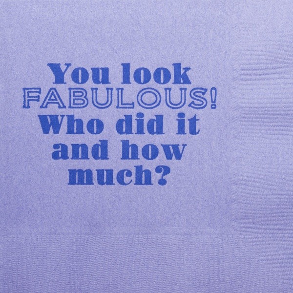 Quips Beverage Napkins {Q132 Fabulous} Cup of Arms