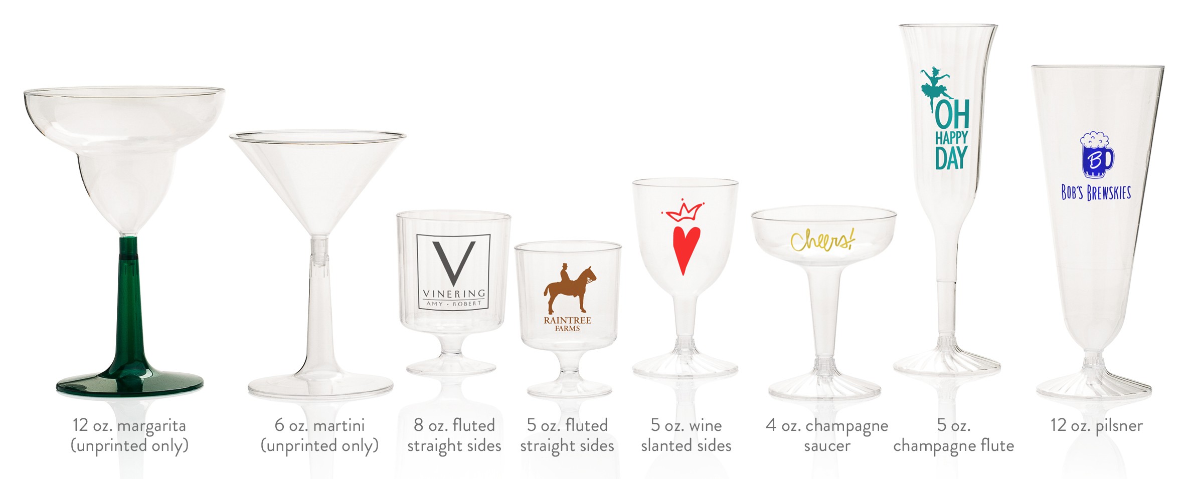 Custom Plastic Party/Event Drinkware & Stemware Cup of Arms