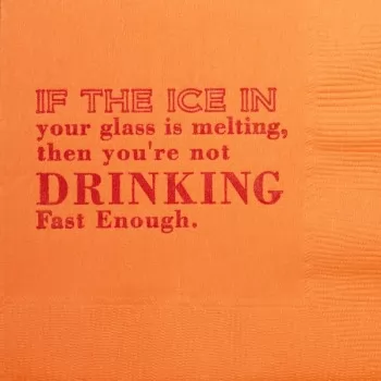 Q161 ice humorous napkin