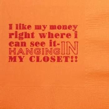 Q171 hanging humorous napkin