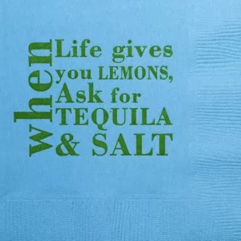 Q172 lemons humorous napkin
