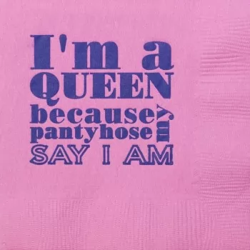 Q84 queen humorous napkin