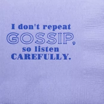 Q95 gossip humorous napkin