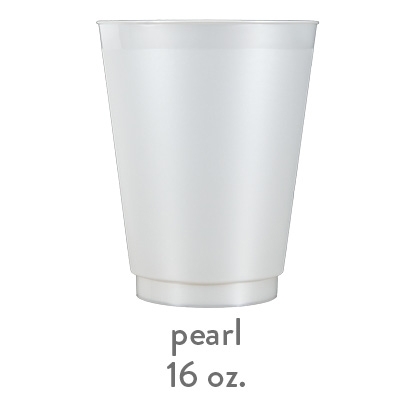 pearl frost flex shatterproof cup 16oz